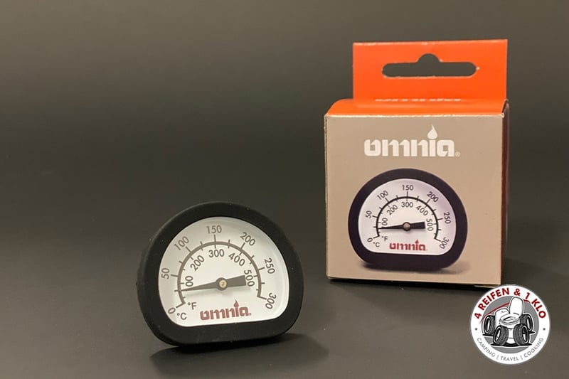 Thermometer für den Omnia Backofen | 4 REIFEN 1 KLO
