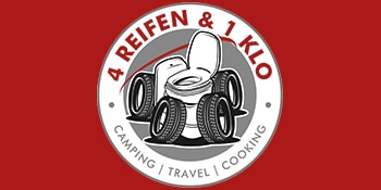 Logo 4 REIFEN 1 KLO | Camping-Travel-Cooking