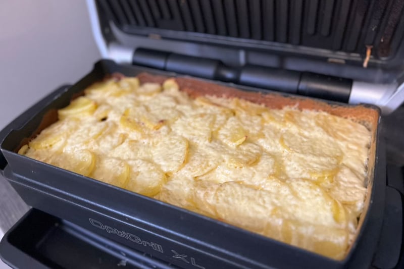 Kartoffelgratin aus der Backschale vom OptiGrill