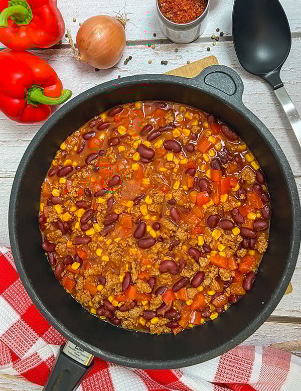 Chili con Carne mit Hackfleisch und Mais | BIANCAS-KITCHEN