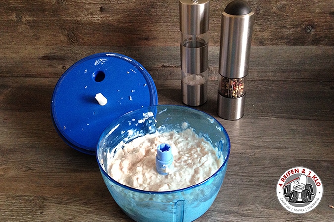 Thunfisch-Dip | Das simple Rezept | 4 Reifen &amp; 1 Klo Food-Blog