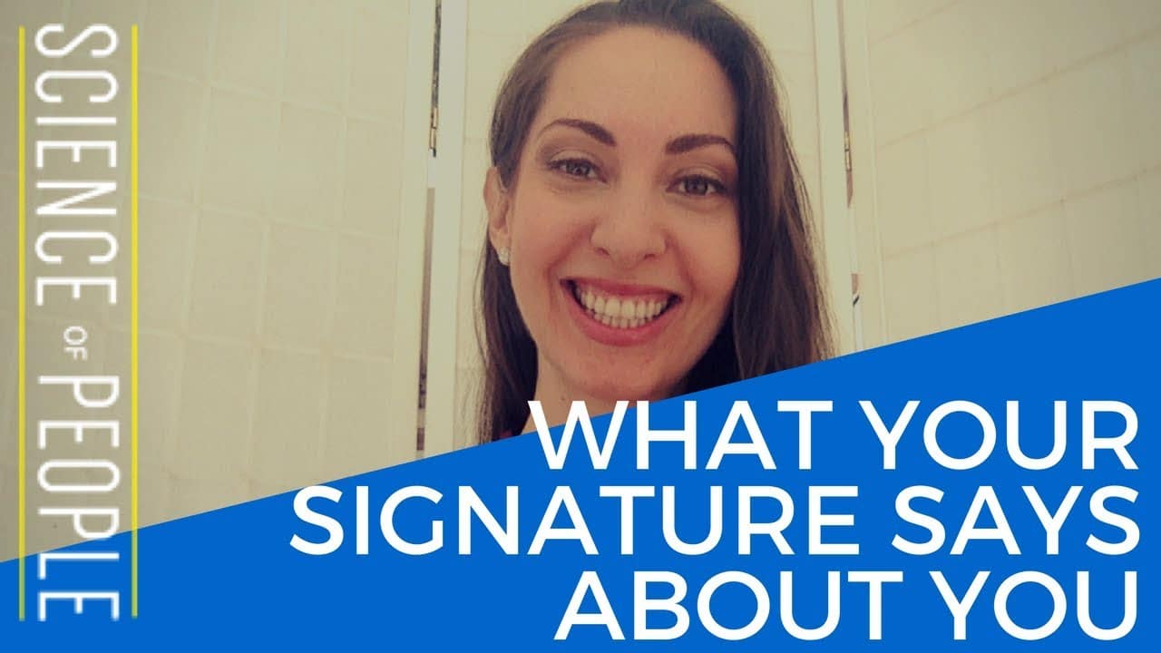 Signature Analysis: What Your Signature Says About You