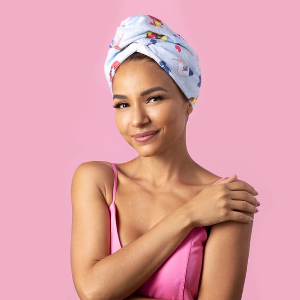 Microfibre Hair Towel Wrap: Hair Towel to Tame Frizz | Coco & Eve