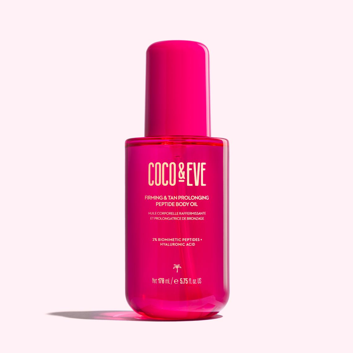 Coco & Eve Peptide Body Oil – Verlängert Bräune, Strafft Die Haut, Mit Tropischen Ölen