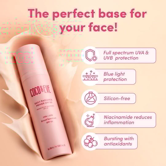 Product card 2nd image of Daily Radiance Primer SPF50 Sunscreen