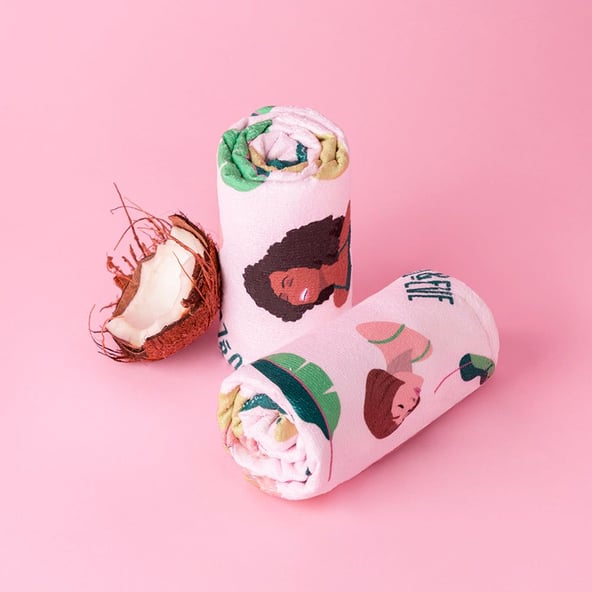 Microfiber Hair Wrap Tame the Frizz Coco Eve
