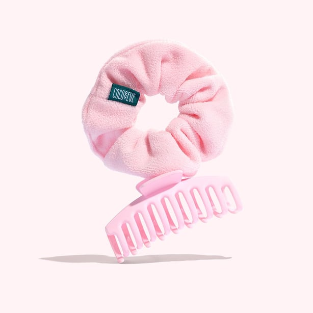 Towel Scrunchie & Claw Clip