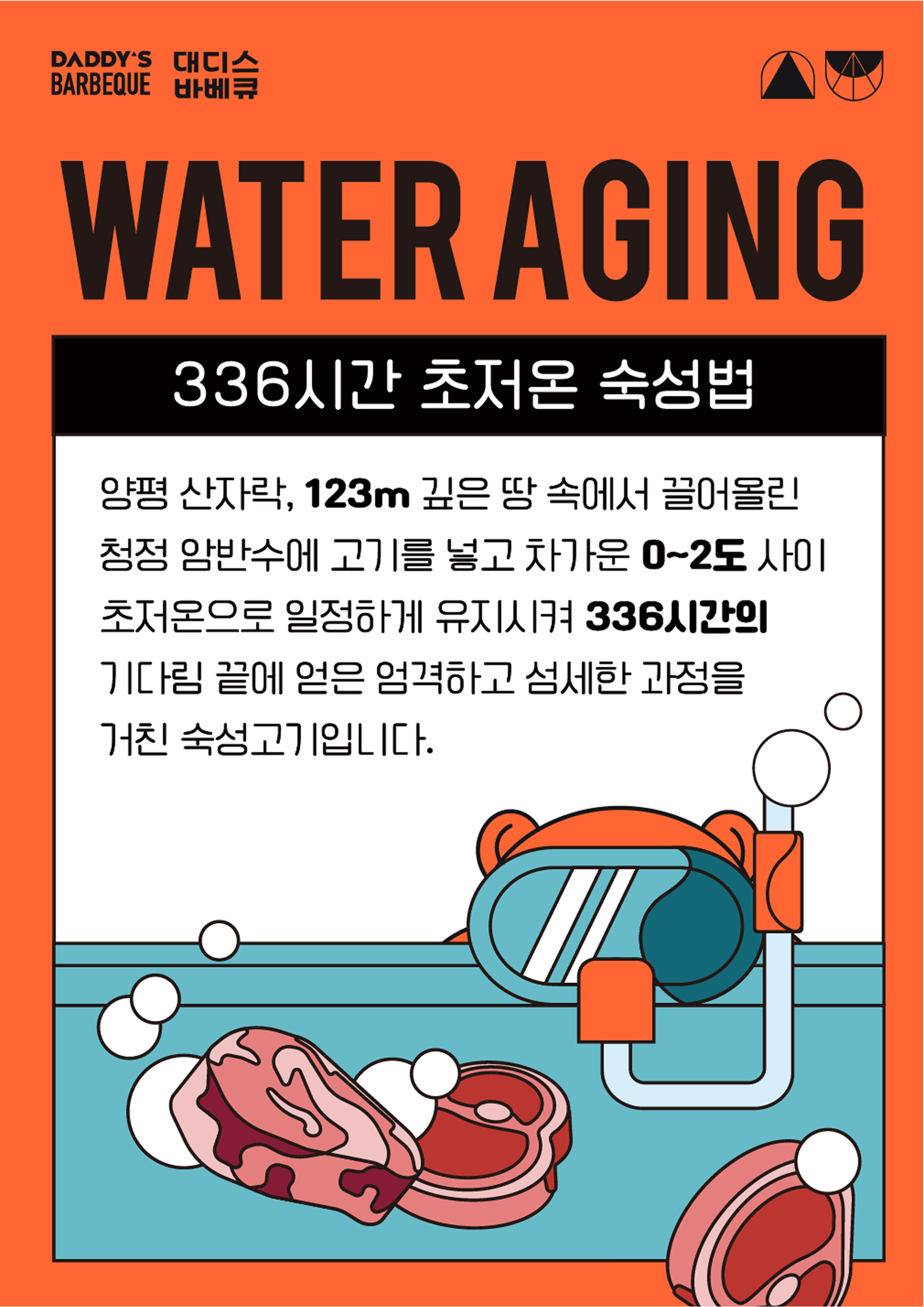 대디스 바베큐 브랜드 디자인