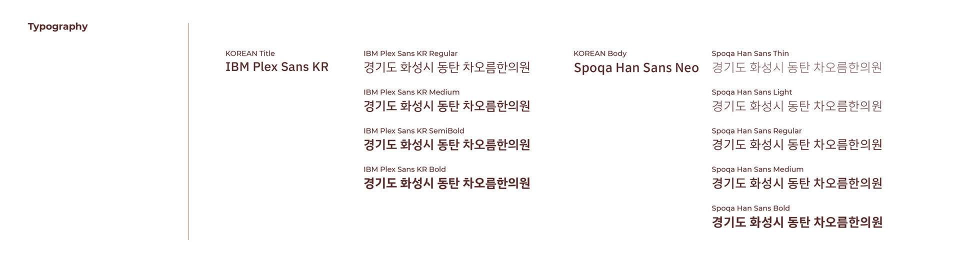 차오름한의원 브랜드 디자인