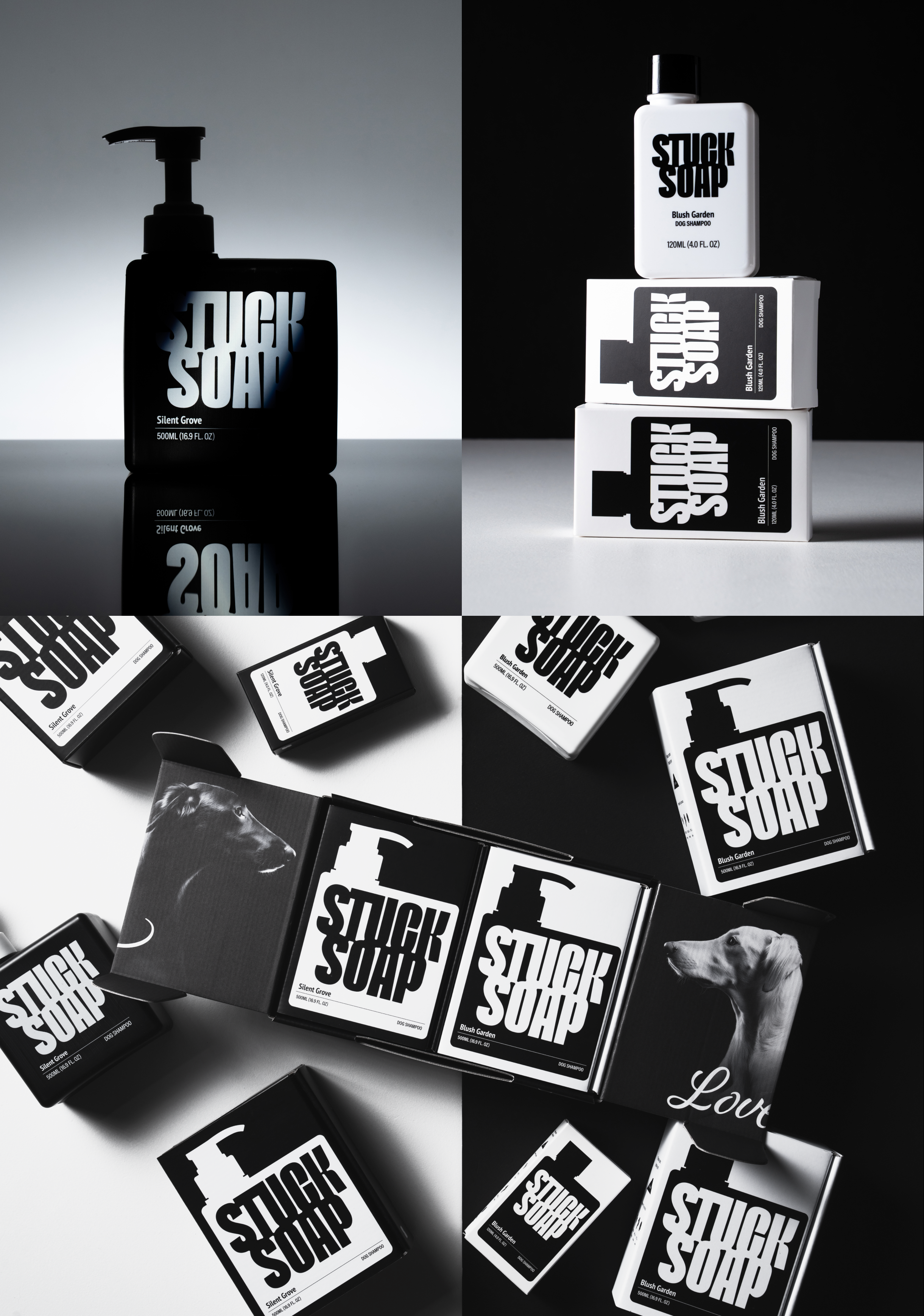 STUCK SOAP 브랜드 무드보드