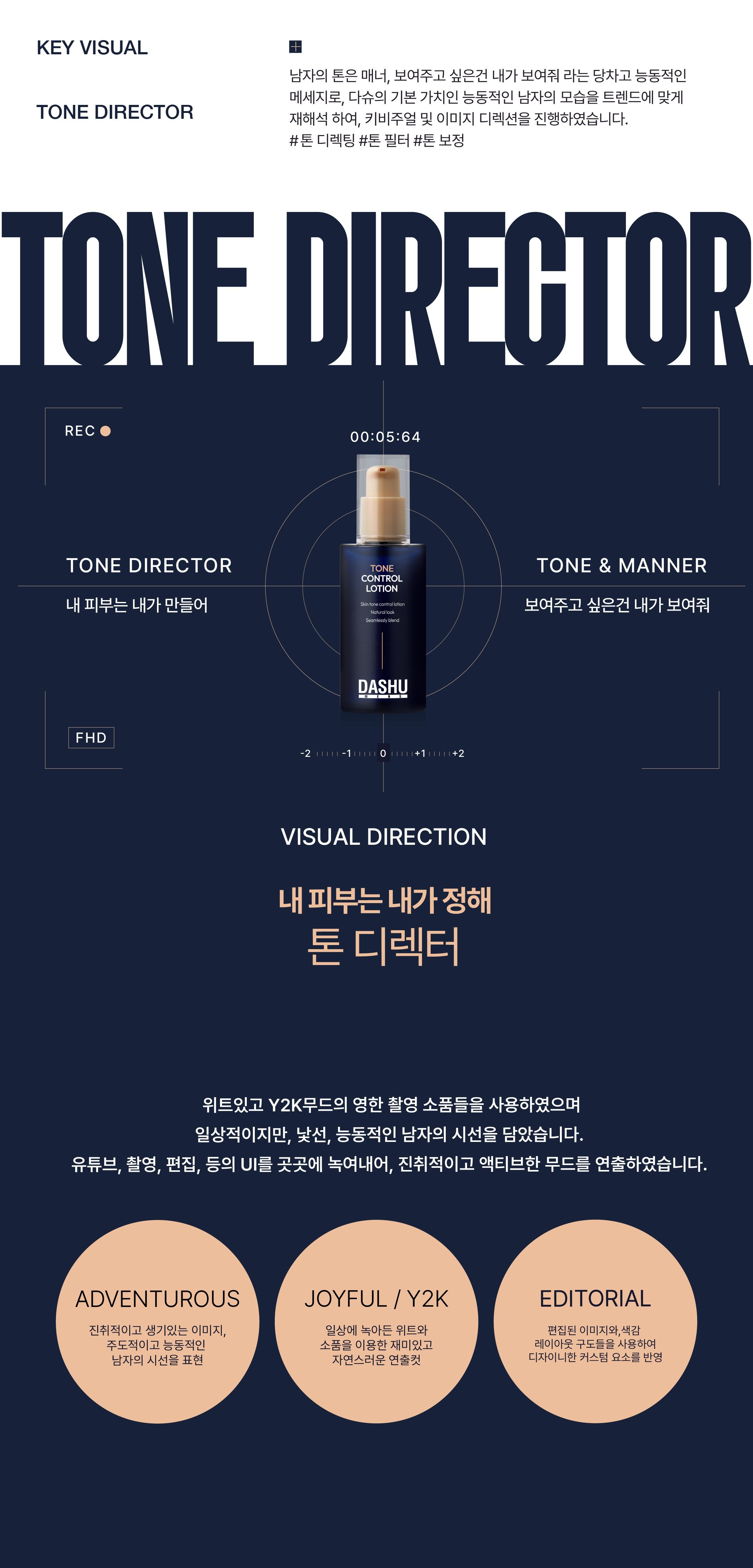 다슈 톤 컨트롤
디자인