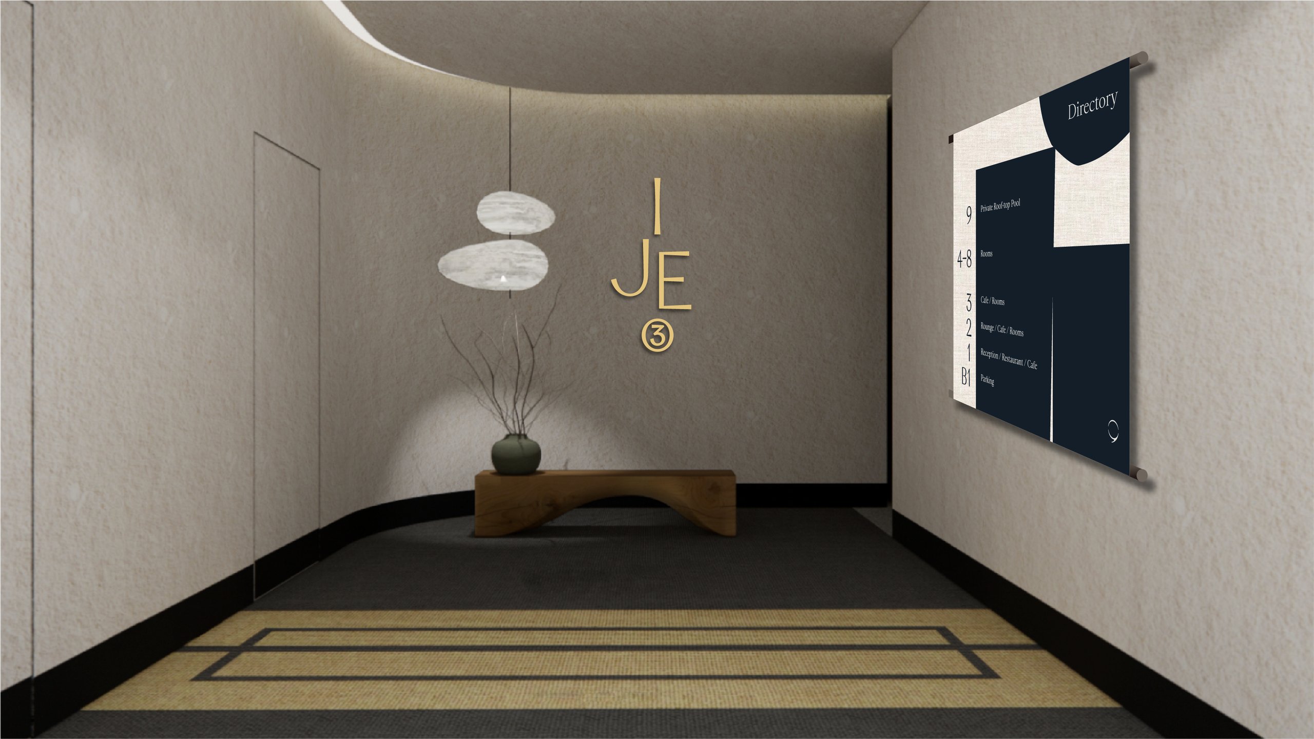 이제호텔 브랜드 디자인