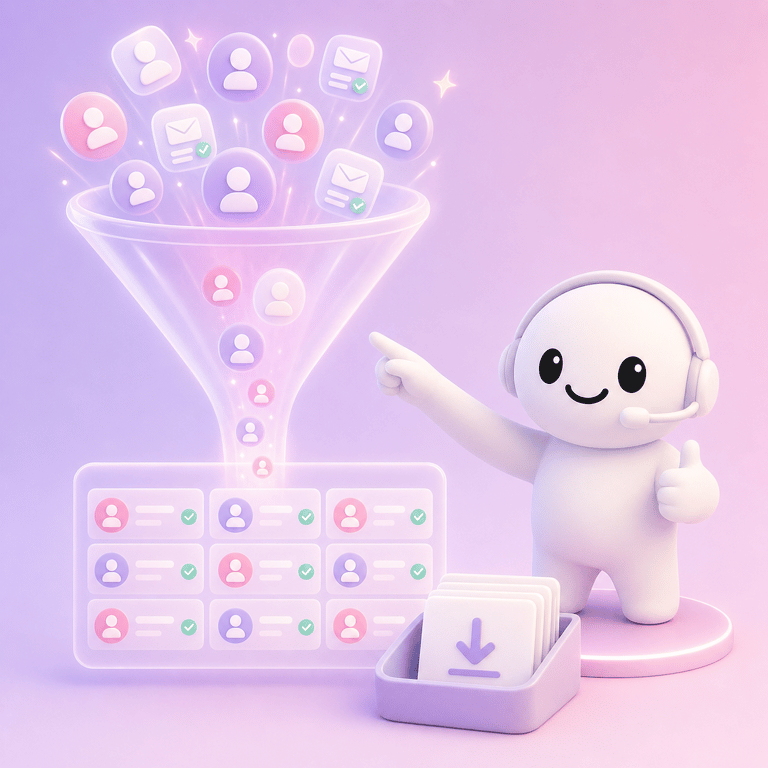 AI agent capturing and exporting unlimited sales leads
