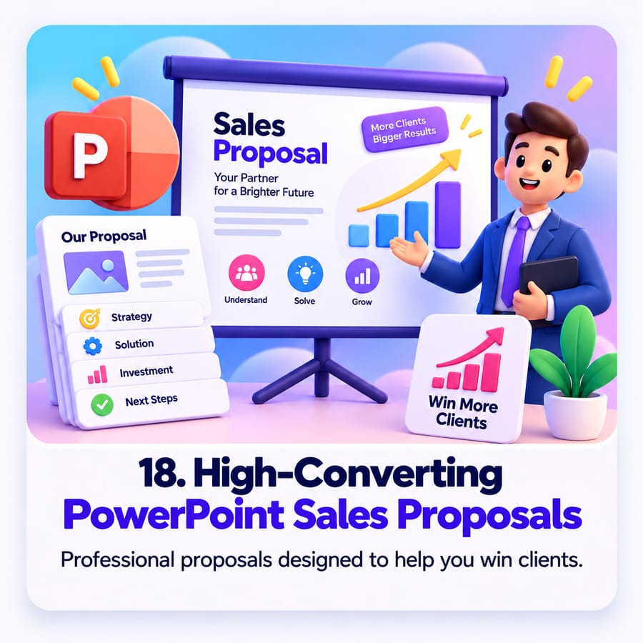 18 High-Converting PowerPoint Sales Proposals