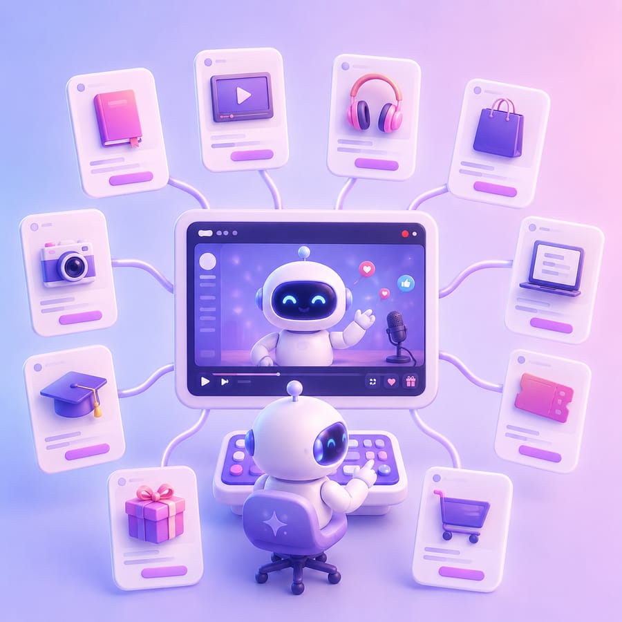 One stream promoting multiple offers