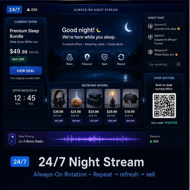 category night stream