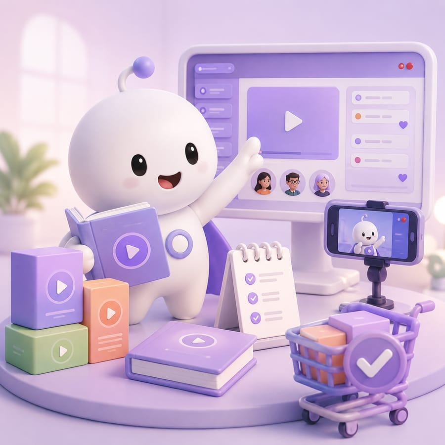 Sell your own products and courses live
