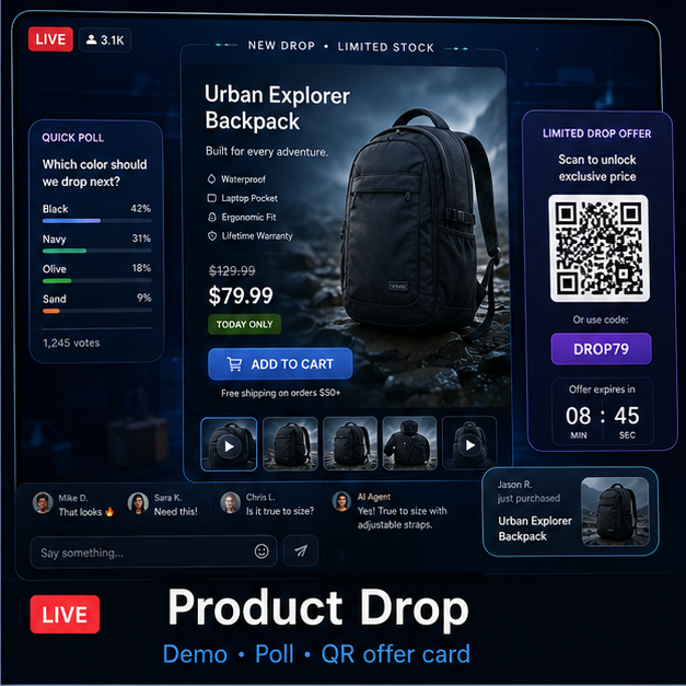 hero product drop