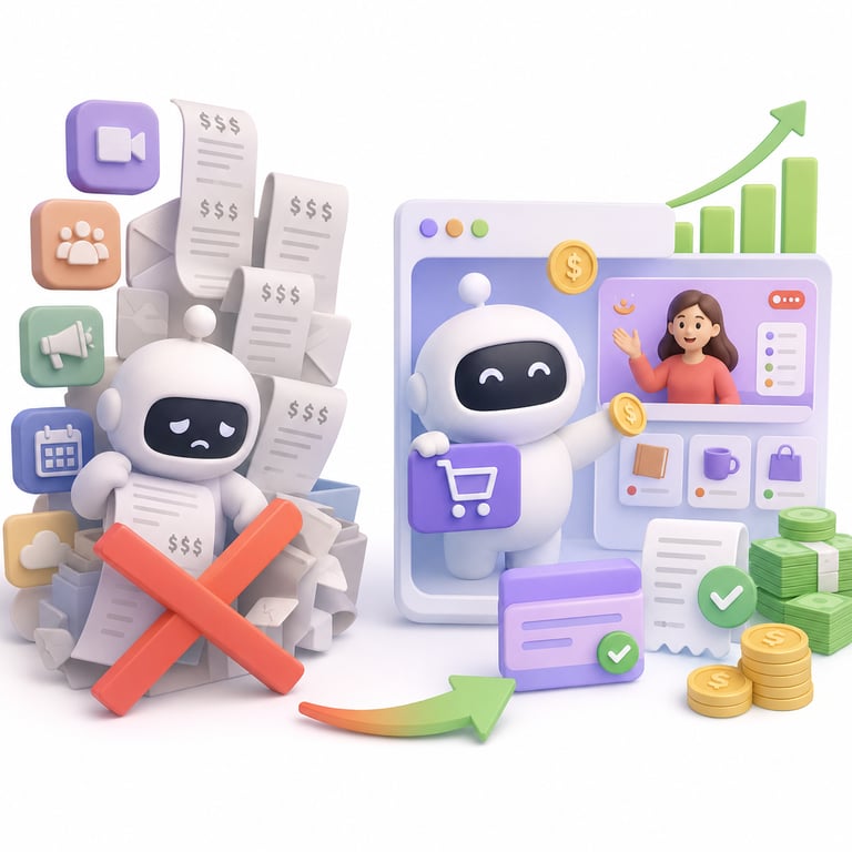 Replace costly streaming subscriptions with a sales-focused system