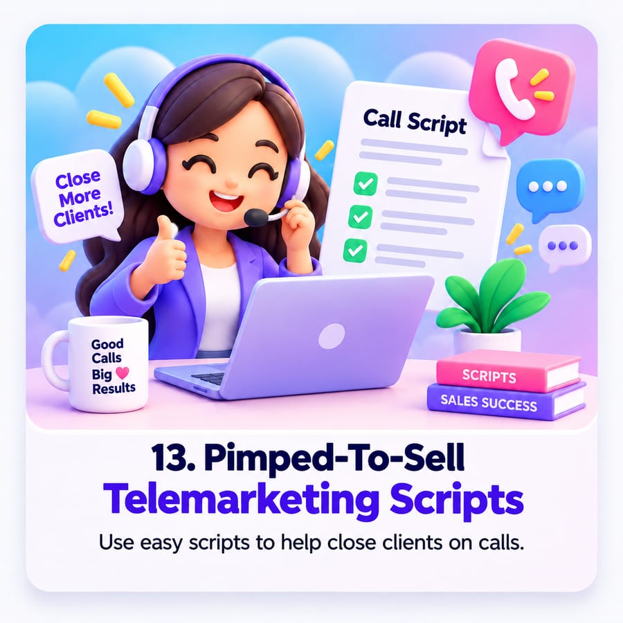 13 Pimped-To-Sell Telemarketing Scripts