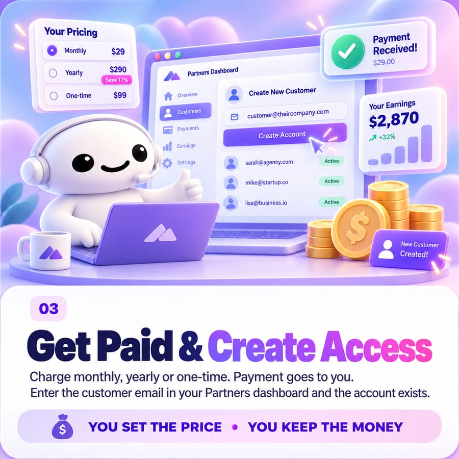 Step 03 — Get Paid and Create Access