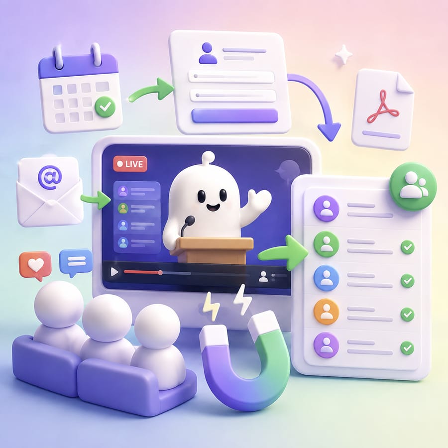Collect leads from live viewers