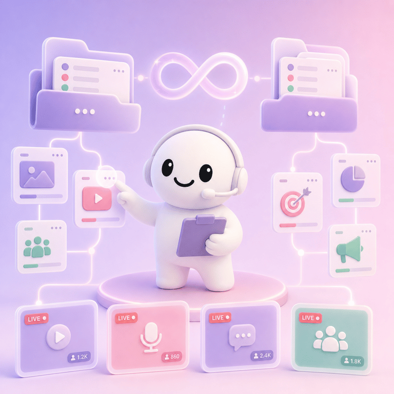 AI agent organizing unlimited projects and campaigns