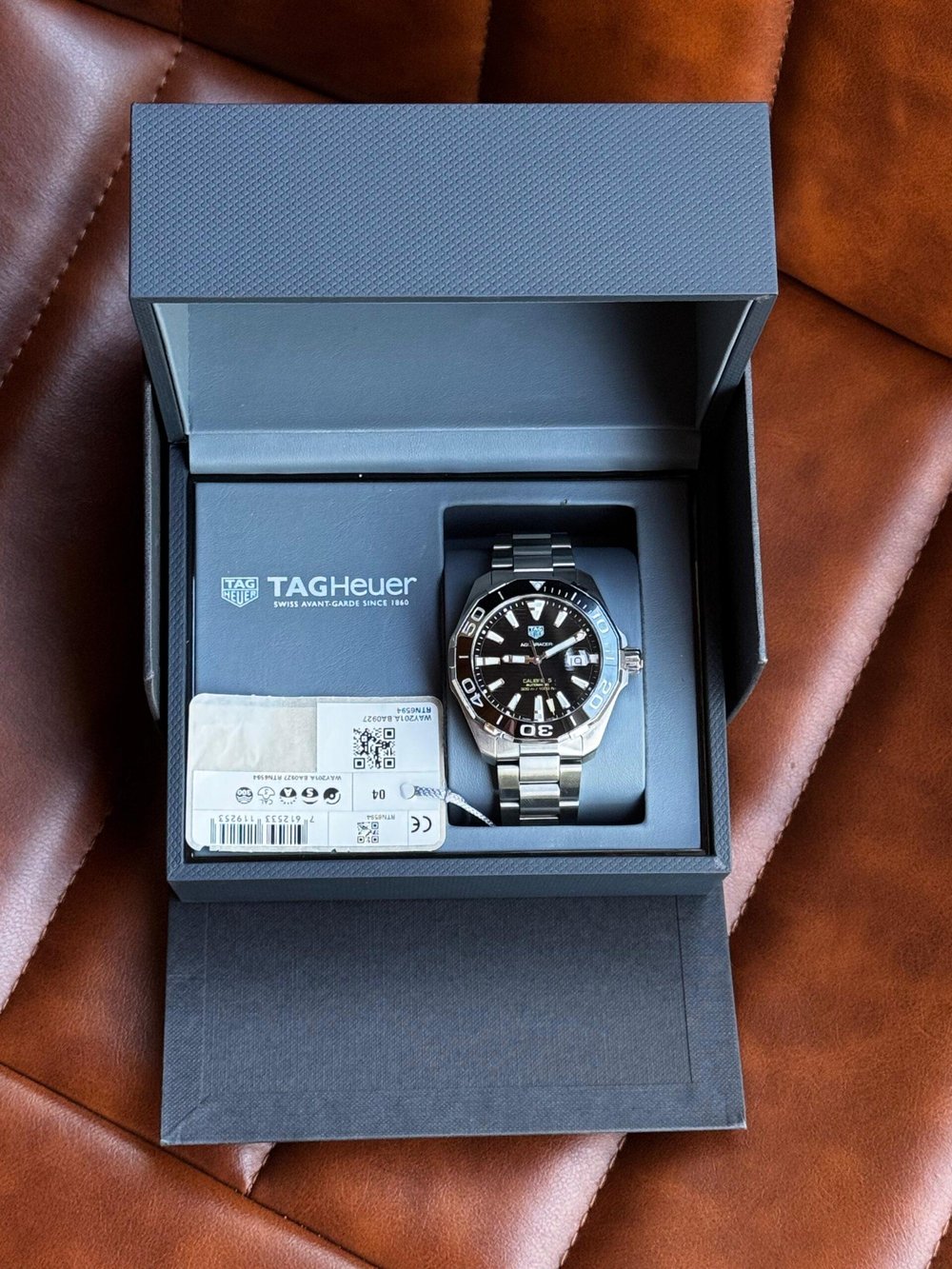 TAG Heuer Aquaracer ブラック Relógio Tag Heuer Aquaracer Profissional 300 Automático Preto