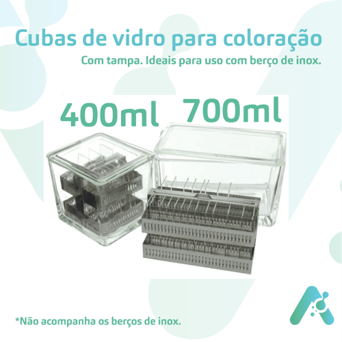 Cuba Vidro para Coloracao