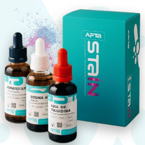 apta stain kit, coloração especial *grocott, 50ml 100 reações ruo grocott