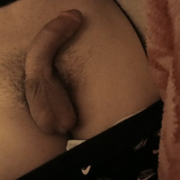 This beautiful, thick cock is a perfect 17.8cm, with some light pubic hair and impressive balls, perfect for all your dick pic needs.