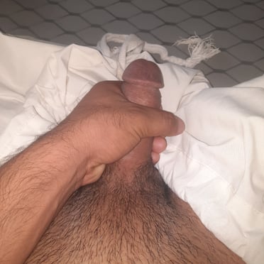 This thick, hairy cock pic features a beautiful, well-sized dick.