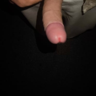 Beautifully pink cock with a juicy tip and a hint of bush.