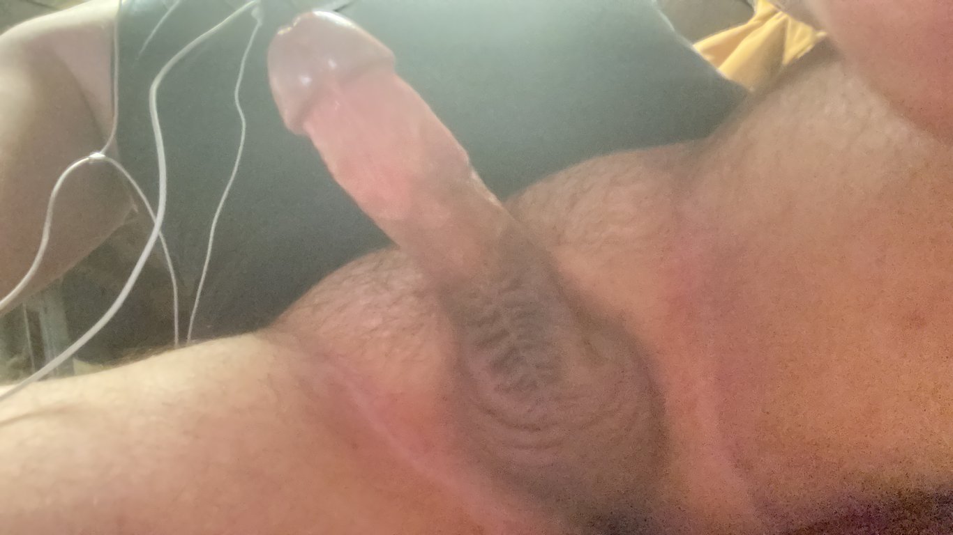 This juicy, thick cock pic and his hairy balls are ready for action.