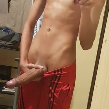 Here's a Brazilian stud showing off his beautiful, thick 8-inch cock, needing to cum and make you moan in pleasure.