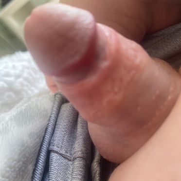Close-up pic of a beautiful, thick, uncut cock with a nice head.