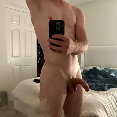 Here's a pic of a 7 inch uncut cock, a nice specimen, longing to unload and make you moan.