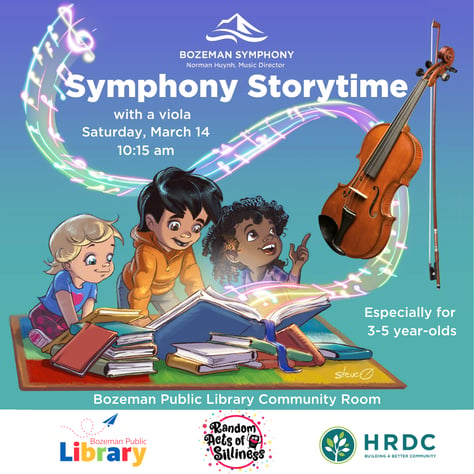 Symphony Storytime with Viola is this Saturday