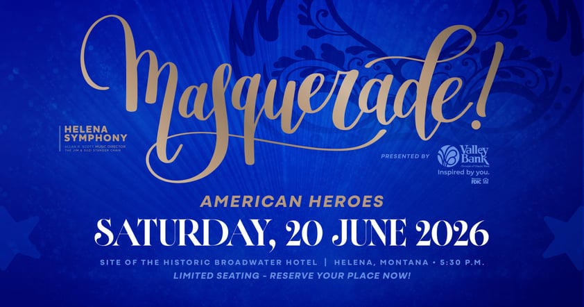 The Helena Symphony’s Black-Tie Masquerade Celebrates Iconic Music of American Film!