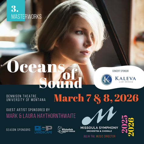 Missoula Symphony Invites Audiences to Dive into Masterworks 3 – Oceans of Sound