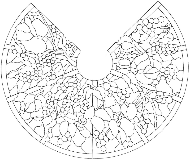28" Grape Vine to fit Odyssey Form T526 (hollyhock)