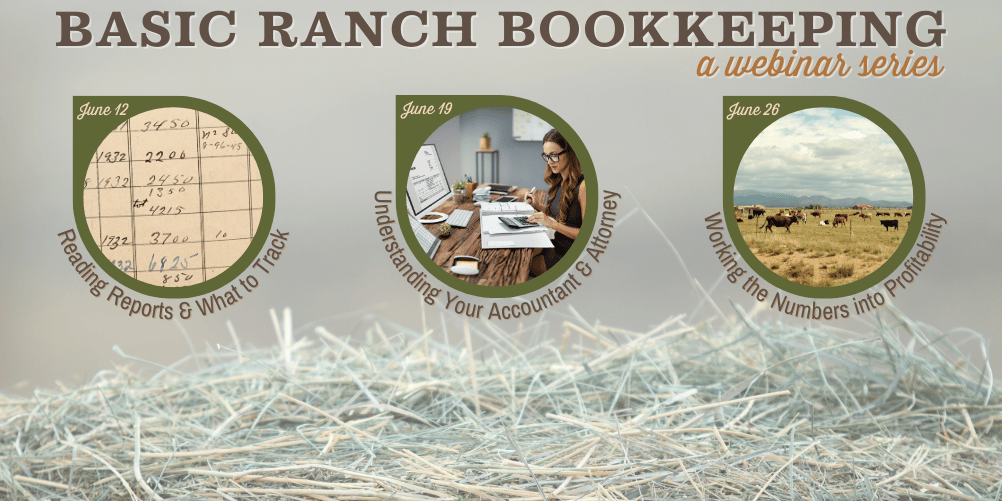 Basic Ranch Bookkeeping Webinar Series