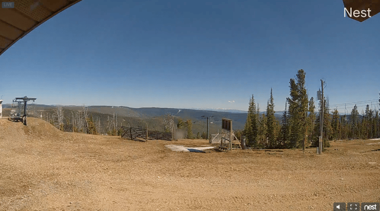 Showdown webcam view toward Ski area