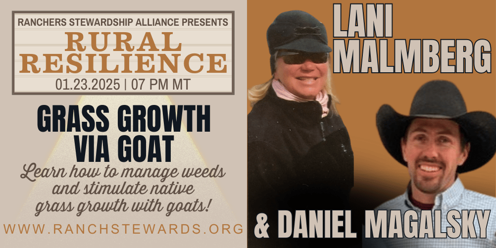 Rural Resilience - Grass Growth Via Goat