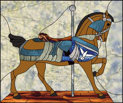 Hercules Carousel Horse