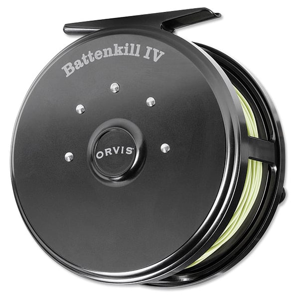 battenkill disc spey iv fly reel Orvis a curved reel Orvis Battenkill Click and Pawl