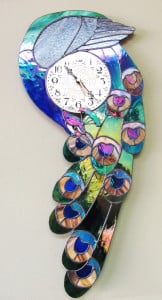 Peacock Clock