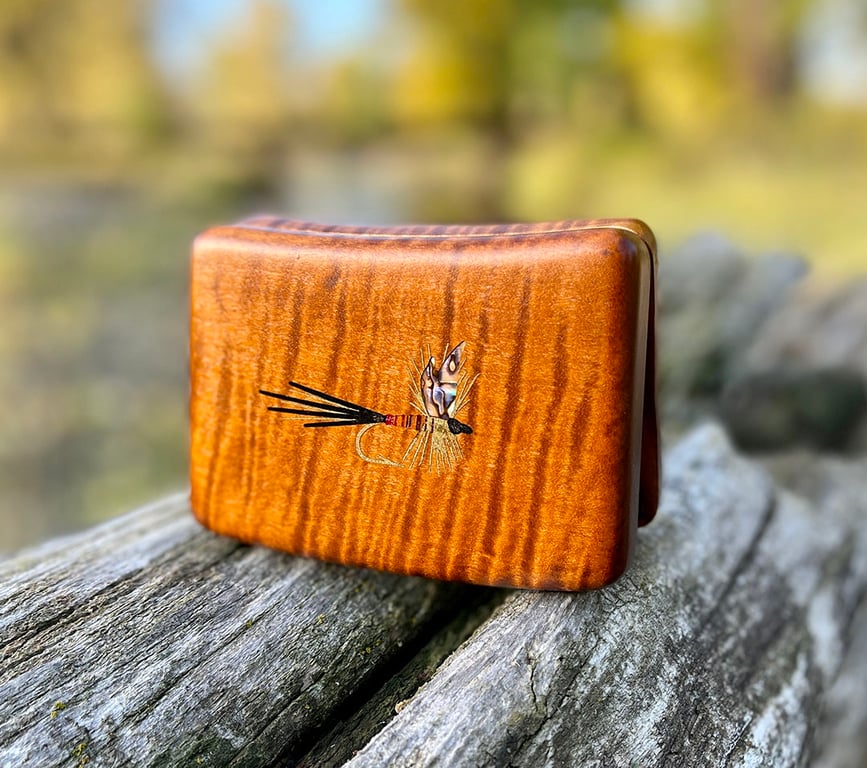 Dyed tiger maple