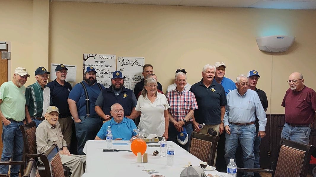 Choteau Lions celebrating Bob Nauck's 101st Birthday