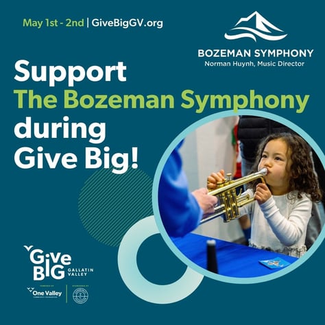 Bozeman Symphony Offers Chance to Win Free Tickets During Give Big Gallatin Valley